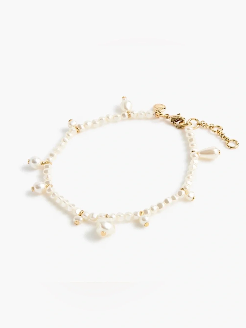 J. Crew Pearl Beaded Anklet